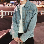 Embroidered denim jacket