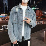 Embroidered denim jacket