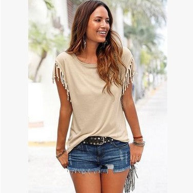 Big Size Tassel Tee
