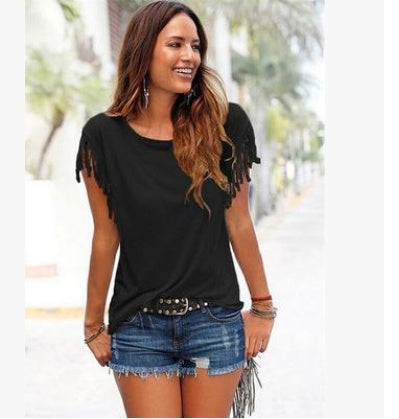 Big Size Tassel Tee