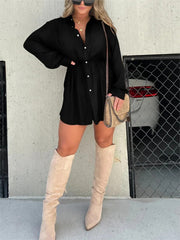 Buttoned Long Jumpsuit