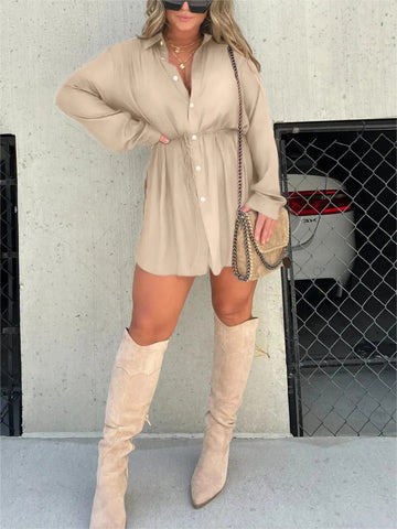 Buttoned Long Jumpsuit