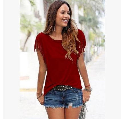Big Size Tassel Tee