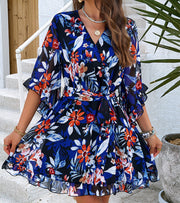 Floral Ruffle Dress