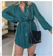 Buttoned Long Jumpsuit